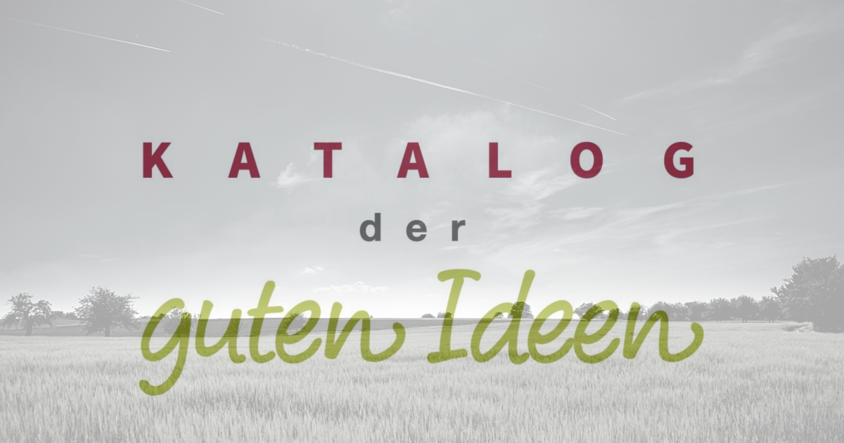 Der Katalog der guten Ideen neuland Büro für Informatik